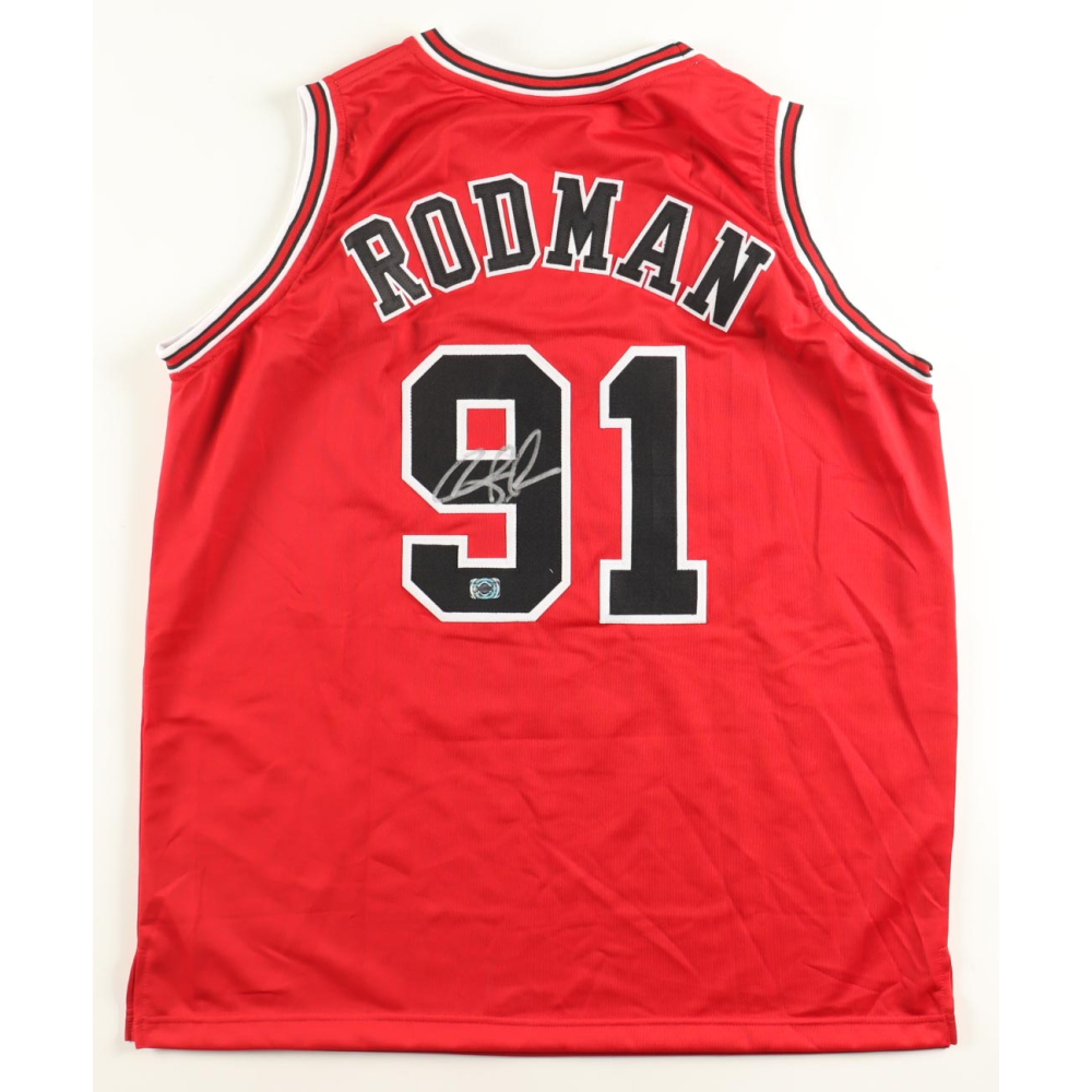 Dennis Rodman Signed Jersey (Wilder Side of Sports) at PristineAuction.com