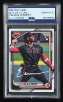 Elly De La Cruz Signed 2024 Bowman #22 RC (PSA | Auto Grade 10) at PristineAuction.com