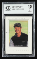 Tiger Woods 2001 Upper Deck Gallery #GG4 RC (BCCG 10) at PristineAuction.com