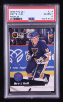 Brett Hull 1991-92 Pro Set French #215 (PSA 10) at PristineAuction.com