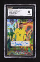 Neymar Jr. 2025 Leaf Classic Art Signature Series Autographs Farmhouse Lava #CAN1 #1/1 (CGC 9 | Auto 9) at PristineAuction.com