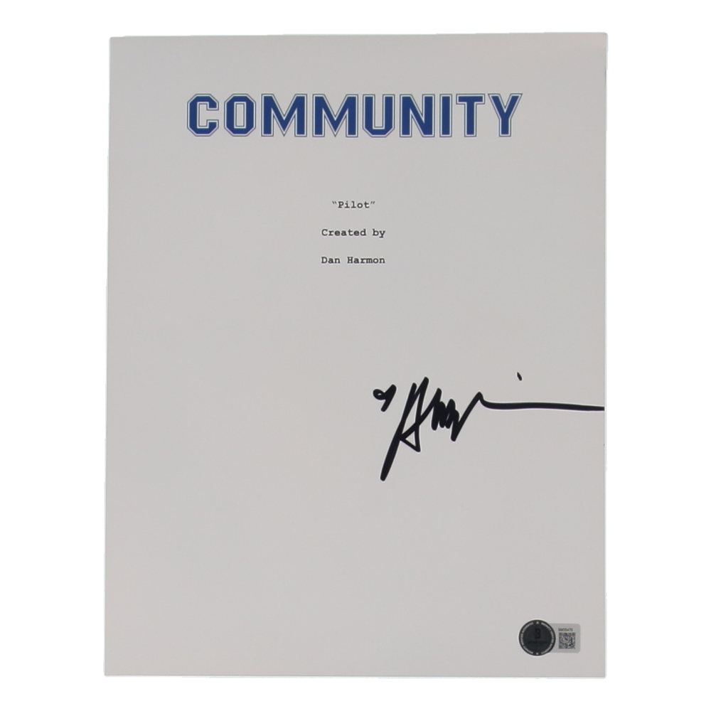 Alison Brie Signed "Community" Pilot Script Cover Page (Beckett ...