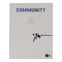 Alison Brie Signed "Community" Pilot Script Cover Page (Beckett) at PristineAuction.com