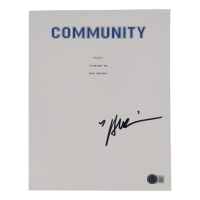 Alison Brie Signed "Community" Pilot Script Cover Page (Beckett) at PristineAuction.com