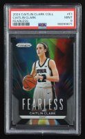 Caitlin Clark 2024 Panini Caitlin Clark Collection Prizm Fearless #F1 RC (PSA 9) at PristineAuction.com
