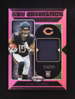Rome Odunze 2024 Certified New Generation Jerseys Mirror Pink #4 #150/299 RC at PristineAuction.com