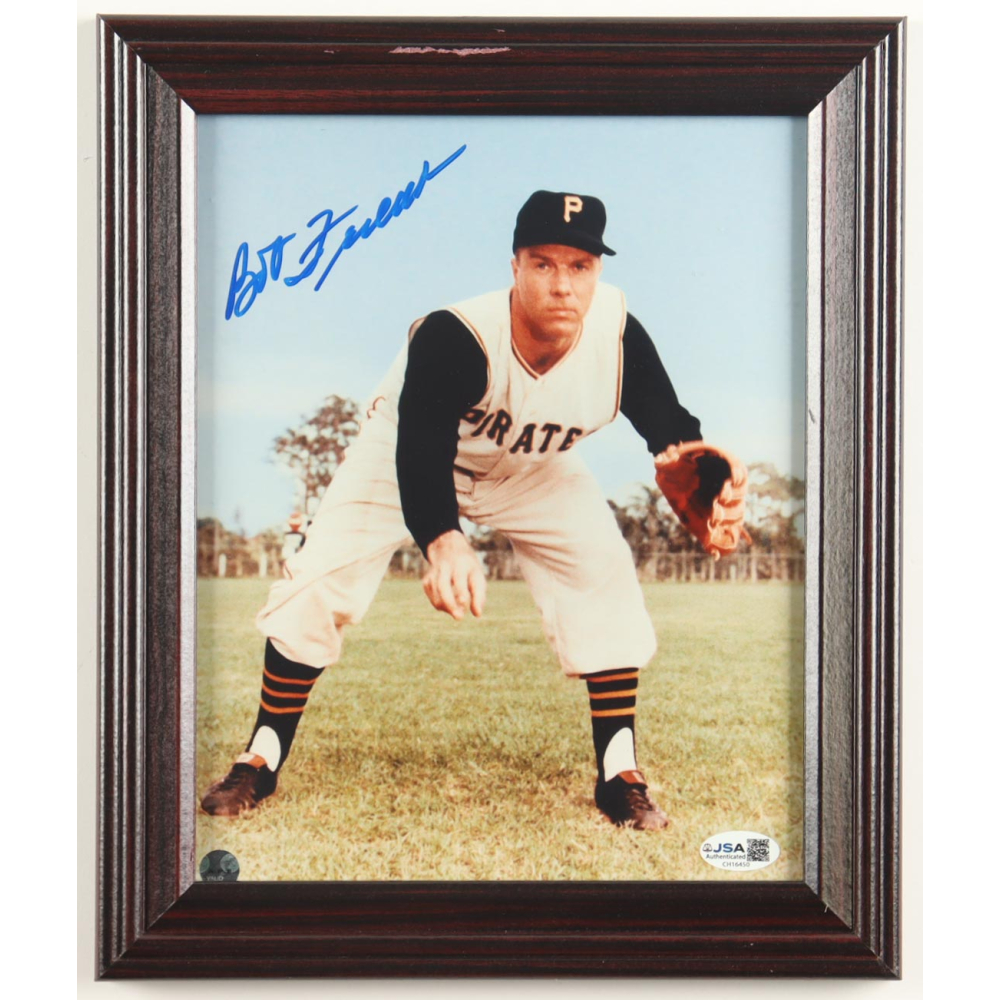 Bob Friend Signed Pirates Custom Framed Photo Display (JSA) at PristineAuction.com