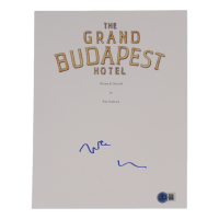 Wes Anderson Signed "The Grand Budapest Hotel" Movie Script Cover Page (Beckett) at PristineAuction.com