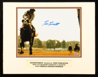 Ron Turcotte Signed Custom Matted Photo Display (Stacks of Plaques) at PristineAuction.com
