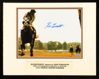Ron Turcotte Signed Custom Matted Photo Display (Stacks of Plaques) at PristineAuction.com