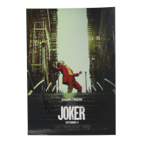Joaquin Phoenix Signed "Joker" 8.25x11.75 Poster (ACOA) at PristineAuction.com