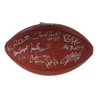 WR Legends "The Duke" Official NFL Football Signed By (10) with Michael Irvin, Randy Moss, Fred Biletnikoff, & Tim Brown (Fanatics) at PristineAuction.com