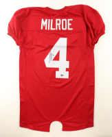 Jalen Milroe Signed Jersey (Beckett) at PristineAuction.com
