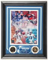 Johnny Unitas Signed Colts Custom Framed Photo Display With (2) Highland Mint Gold Overlay Medallions (JSA) at PristineAuction.com