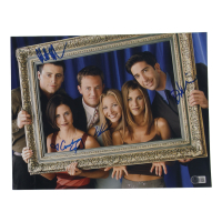"Friends" 11x14 Photo Signed By (4) with David Schwimmer, Lisa Kudrow, Courteney Cox, Matt LeBlanc (Beckett) at PristineAuction.com