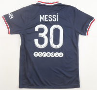 Lionel Messi Signed Paris Saint-Germain FC Jordan Authentic Jersey Inscribed "Leo" (Beckett) at PristineAuction.com
