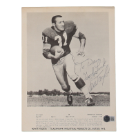 Jim Taylor Signed Packers 8.5x11 Photo Inscribed "Good Luck" (Beckett) at PristineAuction.com