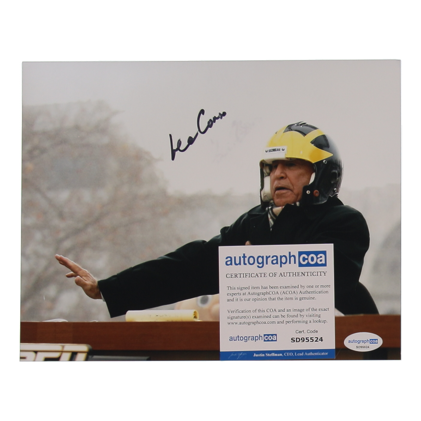 Lee Corso Signed 8x10 Photo (ACOA) at PristineAuction.com Lee Corso Signed 8x10 Photo (ACOA) at PristineAuction.com