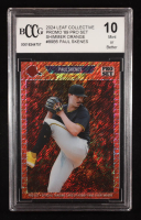 Paul Skenes 2024 Leaf Collective Promo '89 Pro Set Shimmer Orange #89B5 RC #161/299 (BCCG 10) at PristineAuction.com
