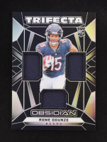 Rome Odunze 2024 Panini Obsidian Trifecta Swatches #11 RC at PristineAuction.com