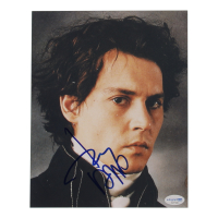 Johnny Depp Signed "Sleepy Hollow" Signed 8x10 Photo (AutographCOA) at PristineAuction.com