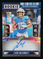 Ladd McConkey2024 Panini Contenders Optic Blue #110 #46/75 RC at PristineAuction.com