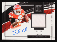 Jamaal Charles 2023 Panini Impeccable Elegance Retired Patch Autographs #16 #54/75 at PristineAuction.com