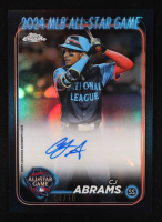 CJ Abrams 2024 Topps Chrome Update '24 All-Star Game Autographs Black Refractors #ASGCACA #4/10 at PristineAuction.com