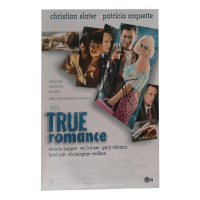 Christian Slater Signed "True Romance" 12x18 Movie Poster Photo (Beckett) at PristineAuction.com