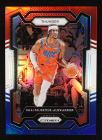 Shai Gilgeous-Alexander 2023-24 Panini Prizm Prizms Red White and Blue #85 at PristineAuction.com