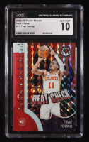 Trae Young 2023-24 Panini Mosaic Heat Check #11 (CGC 10) at PristineAuction.com