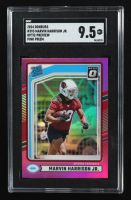 Marvin Harrison Jr. 2024 Donruss Optic Rated Rookies Preview Pink #393 RC (SGC 9.5) at PristineAuction.com