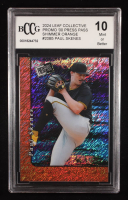 Paul Skenes 2024 Leaf Collective Promo '00 Press Pass Shimmer Orange #20B5 RC #68/299 (BCCG 10) at PristineAuction.com