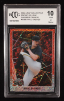 Paul Skenes 2024 Leaf Collective Promo '90 Leaf Shimmer Orange #90B5 RC #231/299 (BCCG 10) at PristineAuction.com