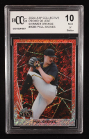 Paul Skenes 2024 Leaf Collective Promo '90 Leaf Shimmer Orange #90B5 RC #165/299 (BCCG 10) at PristineAuction.com