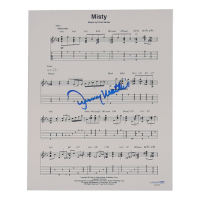 Johnny Mathis Signed "Misty" 8x10 Sheet Music Print (ACOA) at PristineAuction.com
