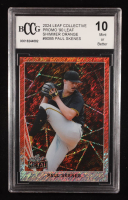 Paul Skenes 2024 Leaf Collective Promo '90 Leaf Shimmer Orange #90B5 RC #237/299 (BCCG 10) at PristineAuction.com