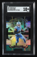 Jahmyr Gibbs 2023 Panini Select Black Green Die-Cut Prizm #34 RC (SGC 10) at PristineAuction.com