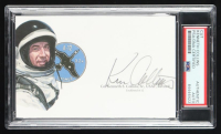Kenneth Collins Signed 2.5x5.5 Cut with Portrait SR-71 Pilot (PSA) at PristineAuction.com