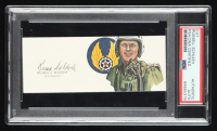 Russell Schleeh Signed Cut with Portrait Bomber Test Pilot (PSA) at PristineAuction.com