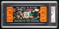 Tom Osborne Signed 1996 Nebraska vs Virginia Tech Original Game Ticket (PSA) at PristineAuction.com