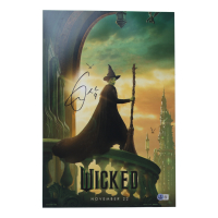 Cynthia Erivo Signed "Wicked" 12x18 Movie Poster Photo (Beckett) at PristineAuction.com