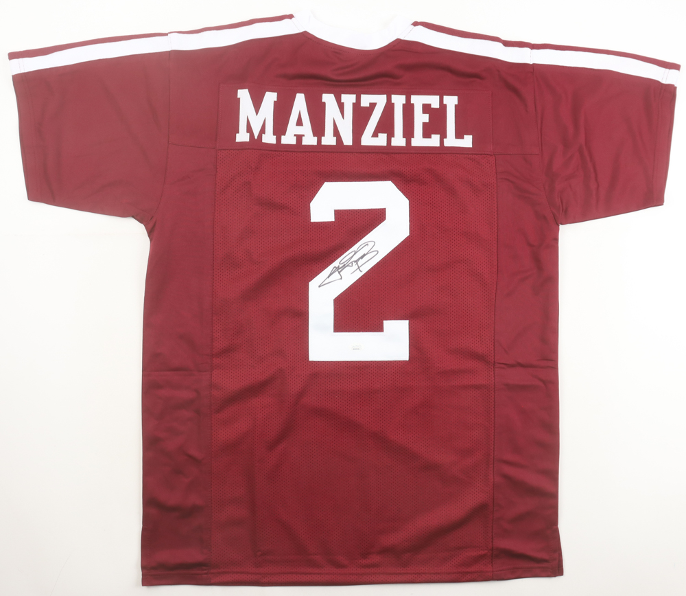 Johnny Manziel Signed Jersey (JSA) at PristineAuction.com Johnny Manziel Signed Jersey (JSA) at PristineAuction.com