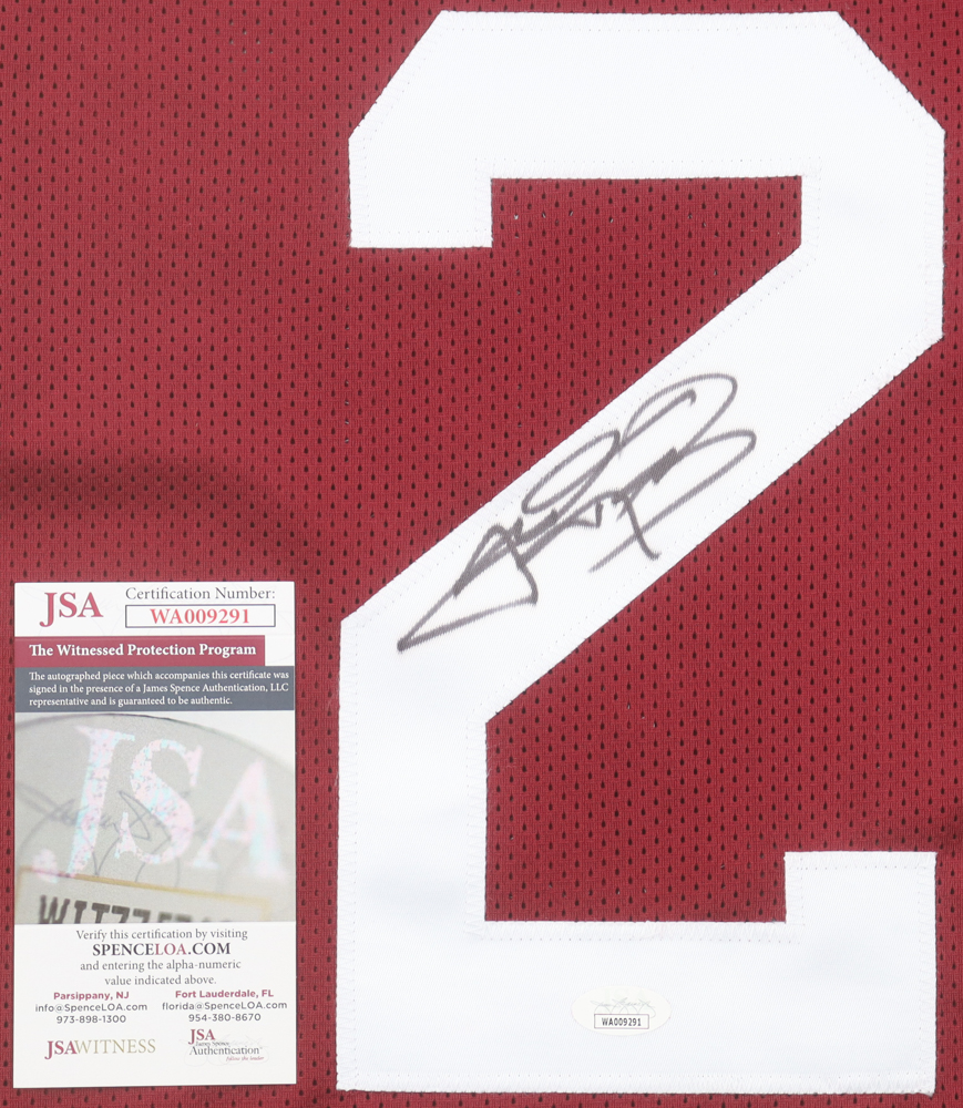 Johnny Manziel Signed Jersey (JSA) at PristineAuction.com Johnny Manziel Signed Jersey (JSA) at PristineAuction.com