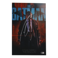 Colin Farrell Signed "The Batman" 11x17 Movie Poster Photo (Beckett) at PristineAuction.com
