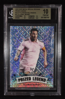 Lionel Messi 2023 Leaf Metal Special Release Prized Legend Mojo Platinum Foil Proofs #PL13 #1/1 (BGS 10) at PristineAuction.com