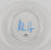 Nolan Ryan Signed Tiffany & Co. 8" Crystal Plate (PSA) at PristineAuction.com