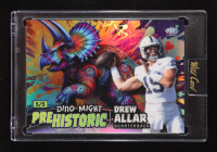 Drew Allar 2024 Wild Card Pre-Historic Football Blue Rainbowq #PHTRI3-DA #5/5 RC at PristineAuction.com