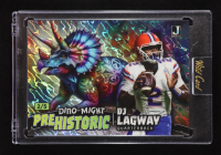 DJ Lagway 2024 Wild Card Pre-Historic Football Blue Stealth #PHTRI1-DL #5/5 RC at PristineAuction.com
