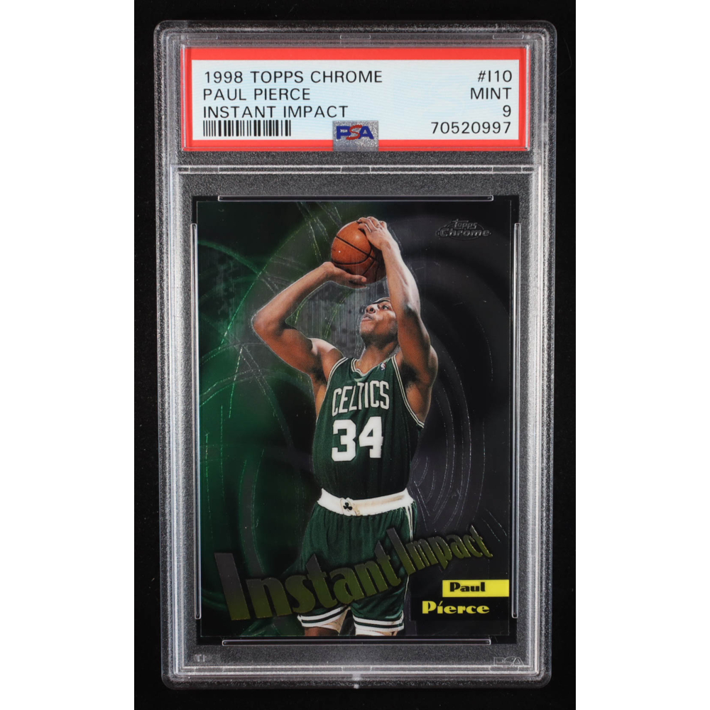 Paul Pierce 1998-99 Topps Chrome Instant Impact #I10 RC (PSA 9) at PristineAuction.com